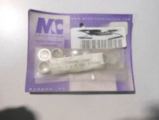 NOS MC Enterprises 13mm Chrome Snap Cap Set Fits: 6 & 8 GA. Screws 581
