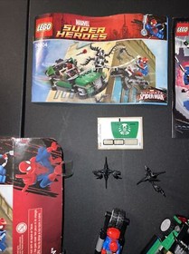 2013 LEGO 76004 Marvel Spider-Man Spider-Cycle Chase Retired. Complete.