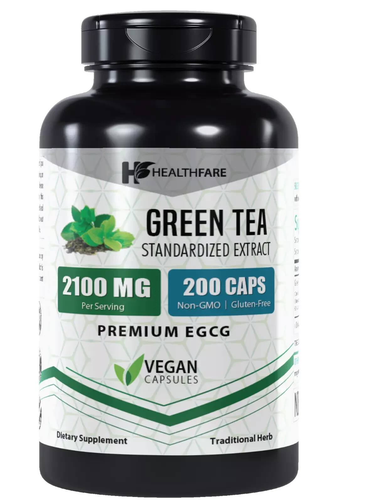Extract 200 Capsules 98% Polyphenols 80% Catechins