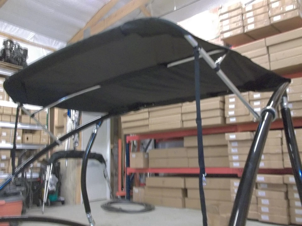 USED WAKEBOARD TOWER MOUNTED FRONT FOLDING BIMINI SURF WAKE BOARD TOP SUN SHADE - Image 4 of 4