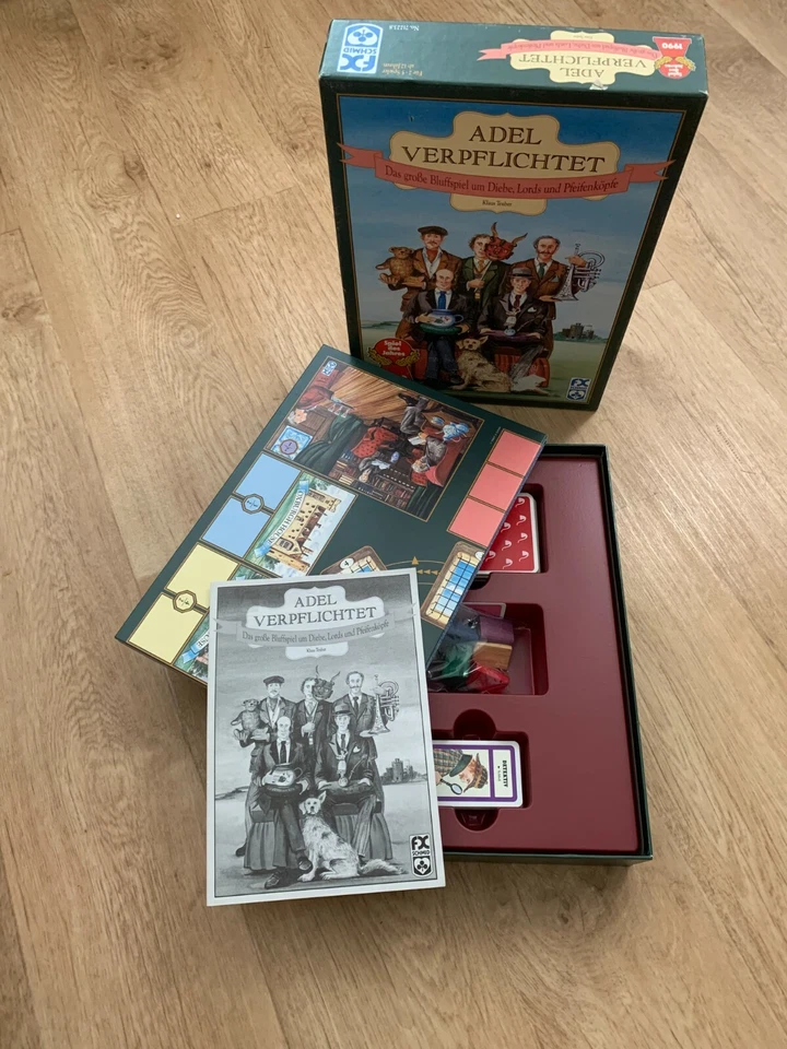FX Schmidt Adel Verpflichtet Brettspiel Spiel des Jahres 1990 Kaus Teuber - Bild 4 von 4