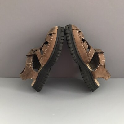 Tommy Hilfiger Toddler Leather Fisherman Sandal Brown  display picture 2