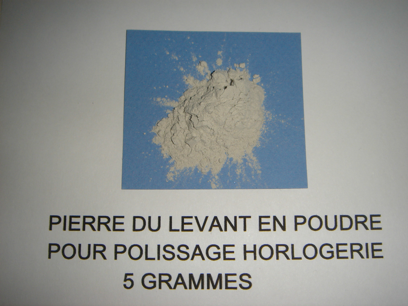 Pierre du Levant en poudre pour polissage de précision des montres