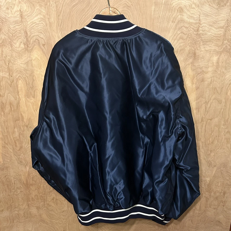 Chaqueta de nailon vintage de los Yankees de Staten Island New York Rawlings hecha en EE. UU. 2XL Foto 4 de 4