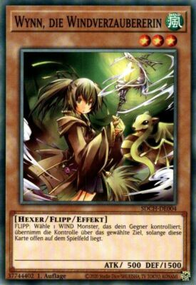 Wynn,die Windverzauberin Common | SDCH-DE004 | Yu-Gi-Oh Karte DE NM/M