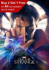 Doctor Strange Benedict Cumberbatch Movie Poster A5 A4 A3 A2 A1