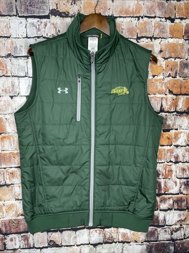 Under Armour NDSU North Dakota State University Puffer Jacket Vest Mens Medium