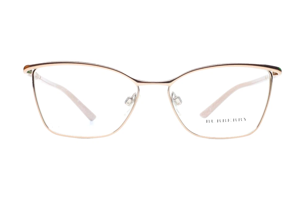 博柏利 B1209 1129 玫瑰金金属设计师豪华意大利眼镜 53-15-135 毫米 — 第 2/4 张图片