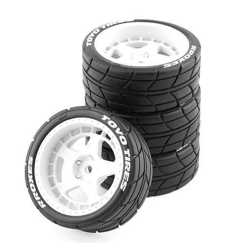 4 PIEZAS neumáticos de buje de rueda deriva neumáticos para HPS HPI KYOSHO Tamiya 1:10 TT01 TT02 XV01 - Imagen 5 de 21