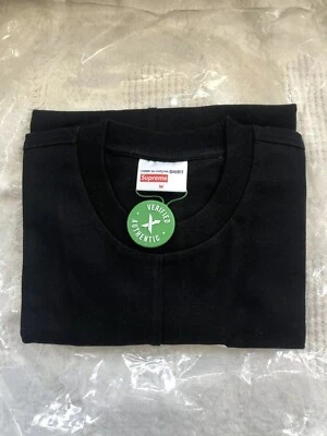 Supreme Comme des Garcons Split Box Logo Bogo Tee Black Medium - Photo 1/2