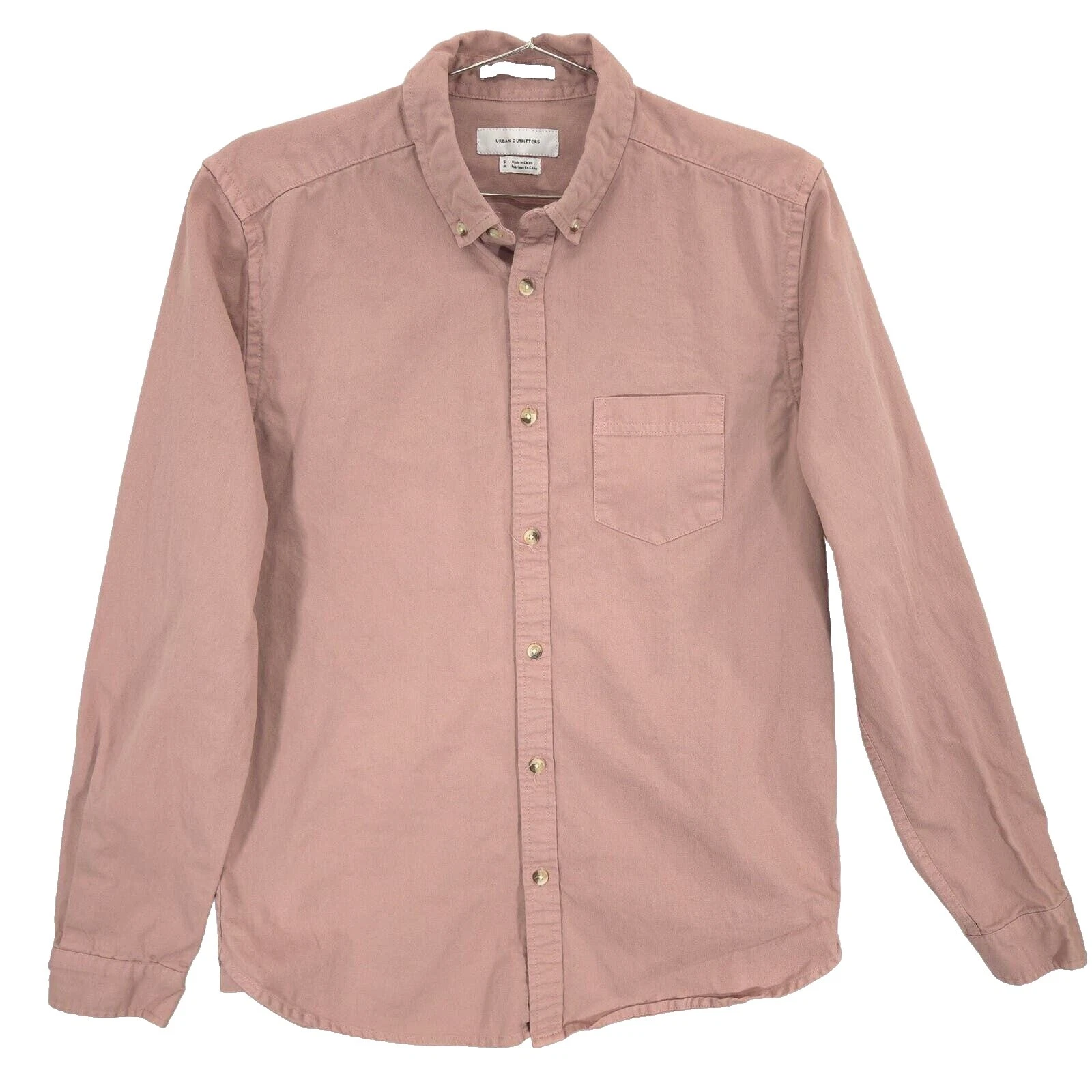 Urban Outfitters Solid Casual Button-Down Shirts for Men