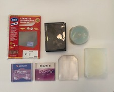 KIT MASTERIZZAZIONE - Dvd+R Dl Verbartim, Dvd-RW Sony, Custodie, Cd, Etichette