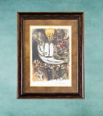 Marc Chagall ''Exodus - Tablets'' Facsimile Signed Limited w/ COA