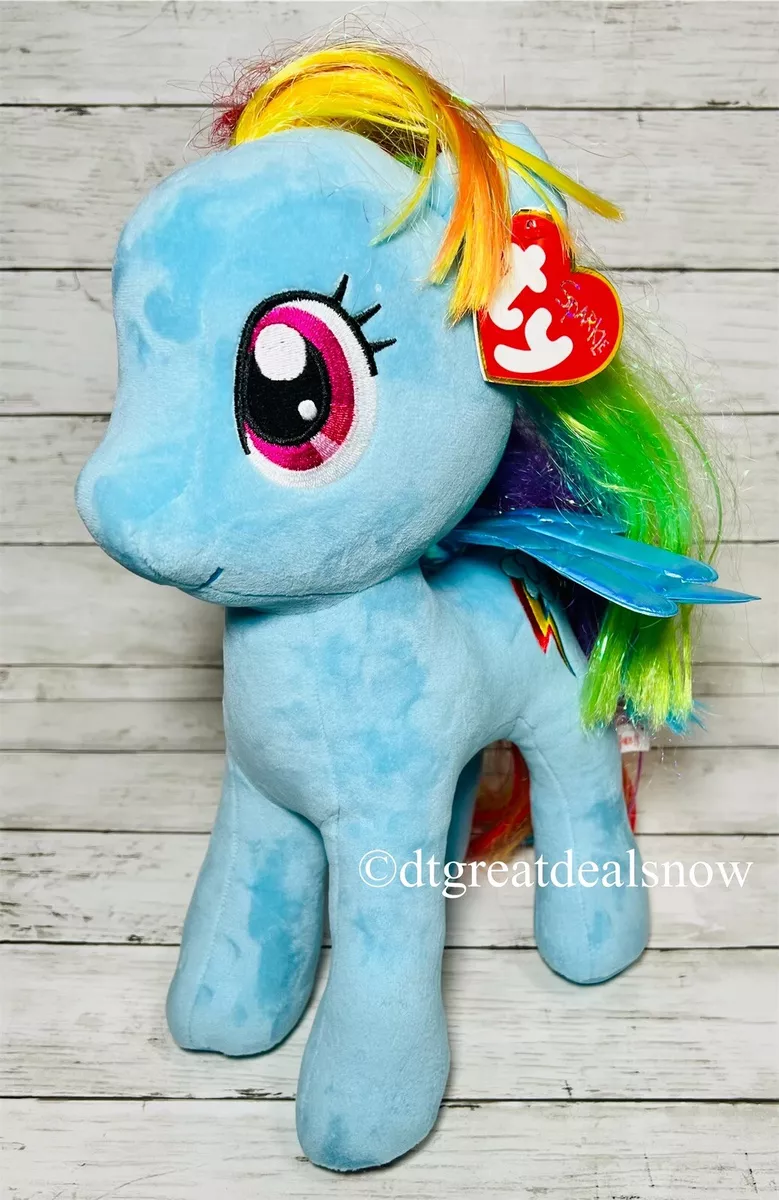 TY My Little Pony Sparkle Rainbow Dash Large 16 Tall Plush Toy Stuffed  Animal