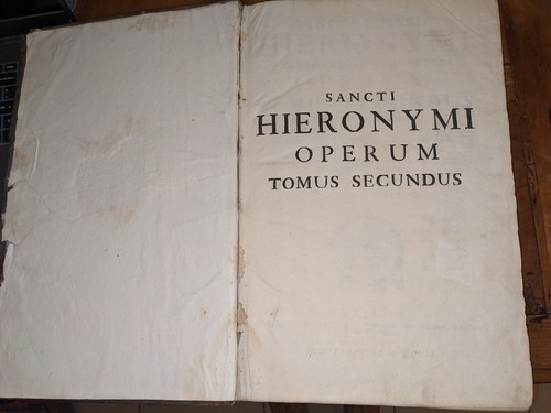 altes Buch - Sancti Eusebi Hieronymi operum, Band 2 - 1699 - Bild 5 von 19