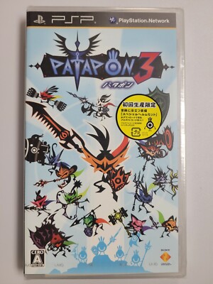 Patapon 3 (2011, Sony) Brand New Factory Sealed Japan Playstation PSP Import