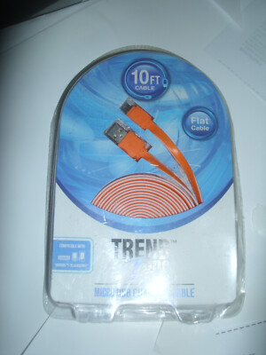 NEW Trend Zone 10 Foot Audio Auxiliary Cable
