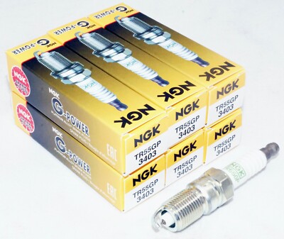 Set of 6 NGK 3403 Spark Plug - G-Power Platinum Alloy TR55GP
