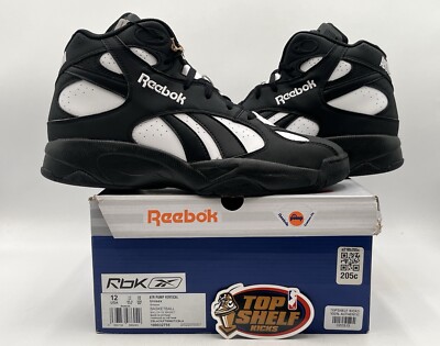 DS New Reebok Pump Vertical Above The Rim 30th Anniversary 2023 Size 12 Black 