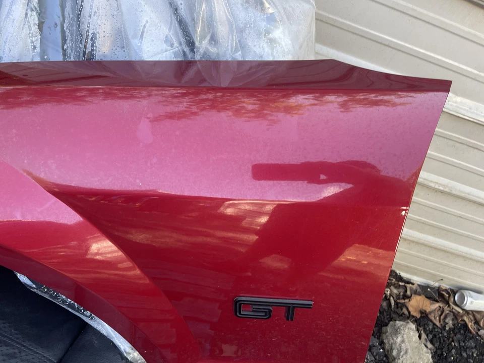 2005 - 2009 Ford Mustang GT Front Driver Left Fender Assembly Red Tested Oem — 第 2/4 张图片