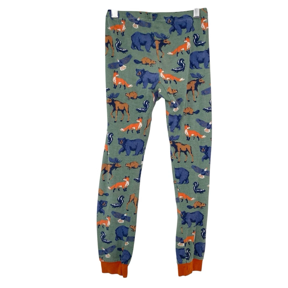 Hatley Pajama Pants Kids Size Medium Safari Animals Cotton Foto 3 de 4