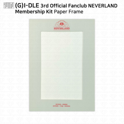G)I-DLE G-IDLE IDLE 3rd Official Fanclub NEVERLAND Membership Kit