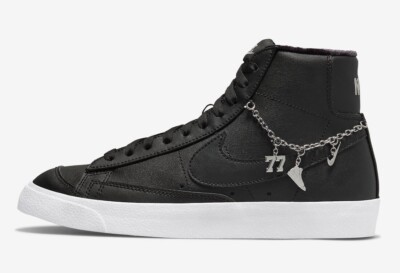 Nike Blazer Mid 77 Pendants - Black / DM0850-001 Womens S 8