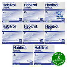 Habitrol Nicotine Lozenges 2mg Mint 1728 pcs / 8 Boxes Exp 2027 Fresh