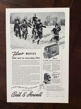 1940 vintage original ad Give Bell  Howell Filmo Auto Load Camer For Christmas