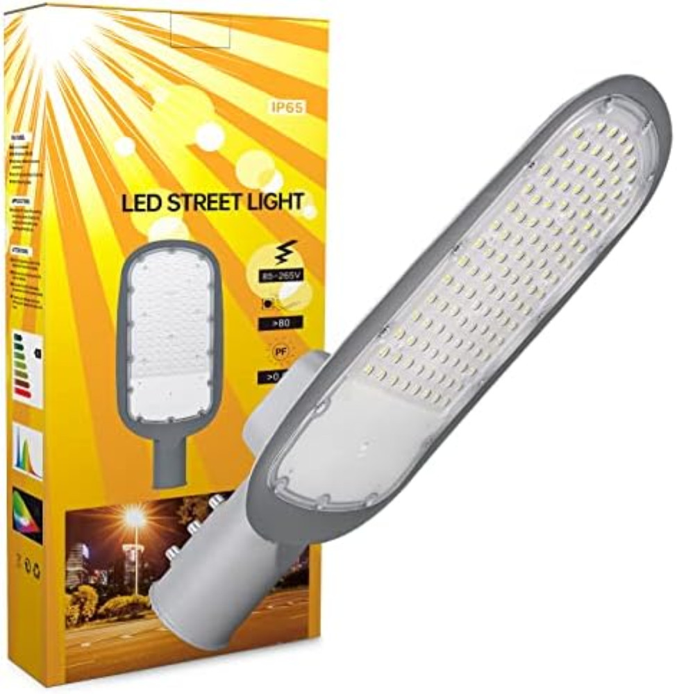 RIGIDON 150W Lampione LED Esterno 10000LM - Luce Stradale Professionale