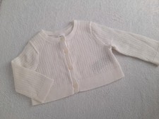 GAP Baby Girl Latice Summer Cardigan Cardi Ivory/cream 3-6 Month New Without Tag