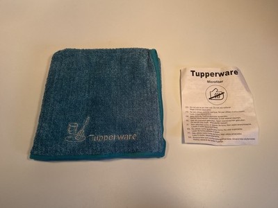 Tupperware NEU Microfaser Tuch Putztuch blau 50x60 cm