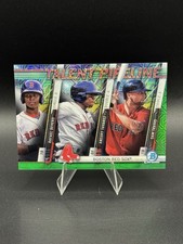 2017 Bowman Chrome Rafael Devers Tavarez Travis Green Mojo /99 Red Sox 🔥