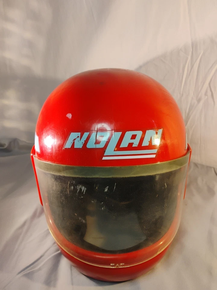 🔥Casco de colección Nolan Motocicleta F1 Fórmula 1 Enduro Motocross MX Cara cerrada Foto 3 de 4