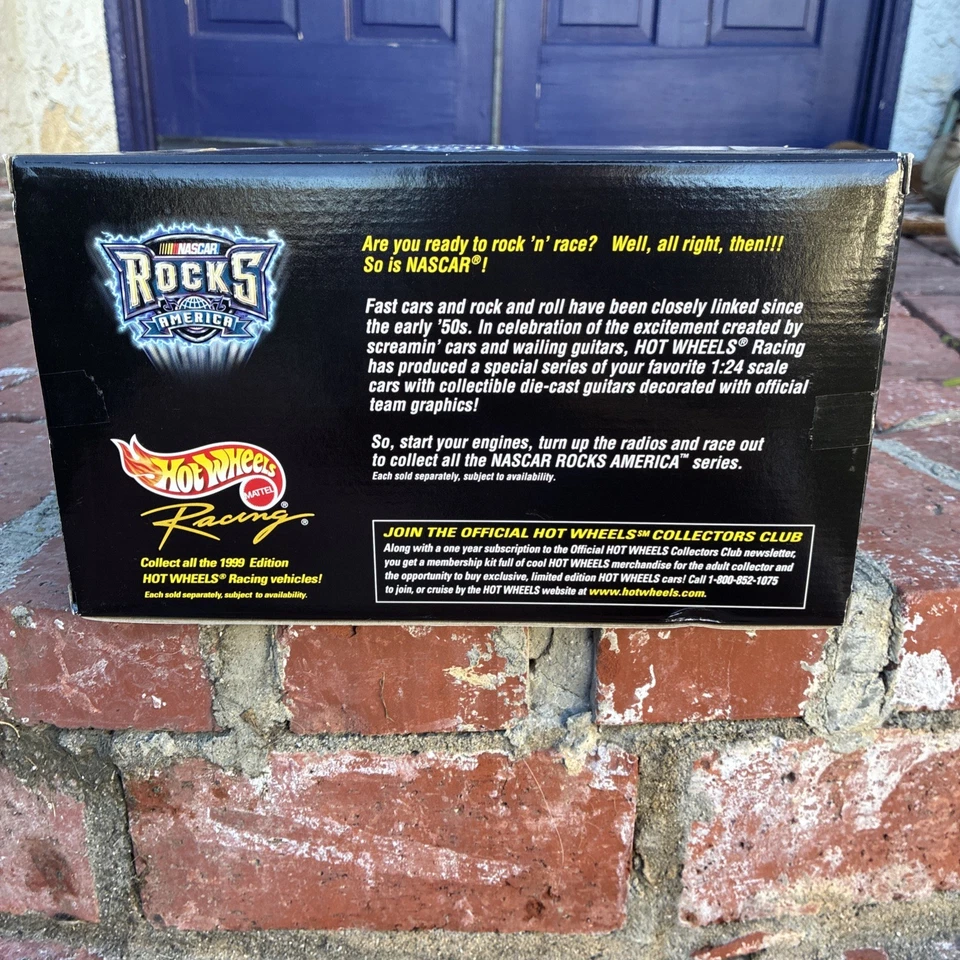 Литая гитара Hot Wheels Mattel 1:24 Nascar Rocks America Jeremy Mayfield No12 - Изображение 3 из 4