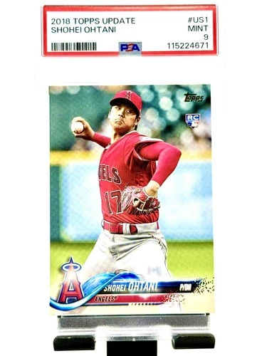 2018 Topps Update #US1 Shohei Ohtani PSA 9