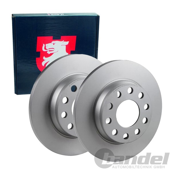 2X JP Group Bremsscheiben Ø255Mm Voll Hinten Passend FüR Audi A4 Seat Exeo-image