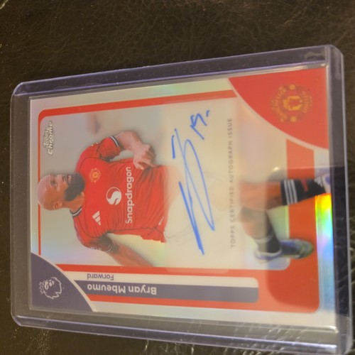 2026 Topps Chrome Premier League Bryan Mbeumo Base Auto Man Utd