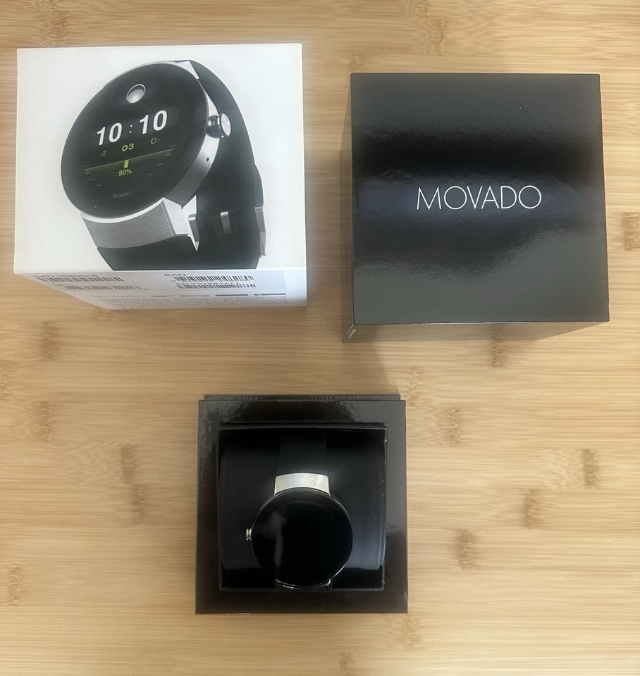 Movado Connect Men's 46.5 mm Digital Smartwatch Silver Stainless Steel 3660016 - Image 4 of 4