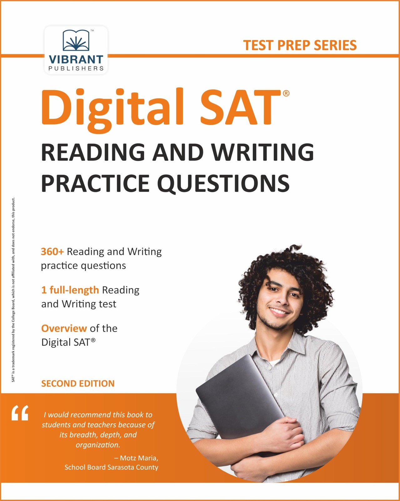 Digital SAT Reading and Writing Practice Questions (Test Prep) By Publishers, V