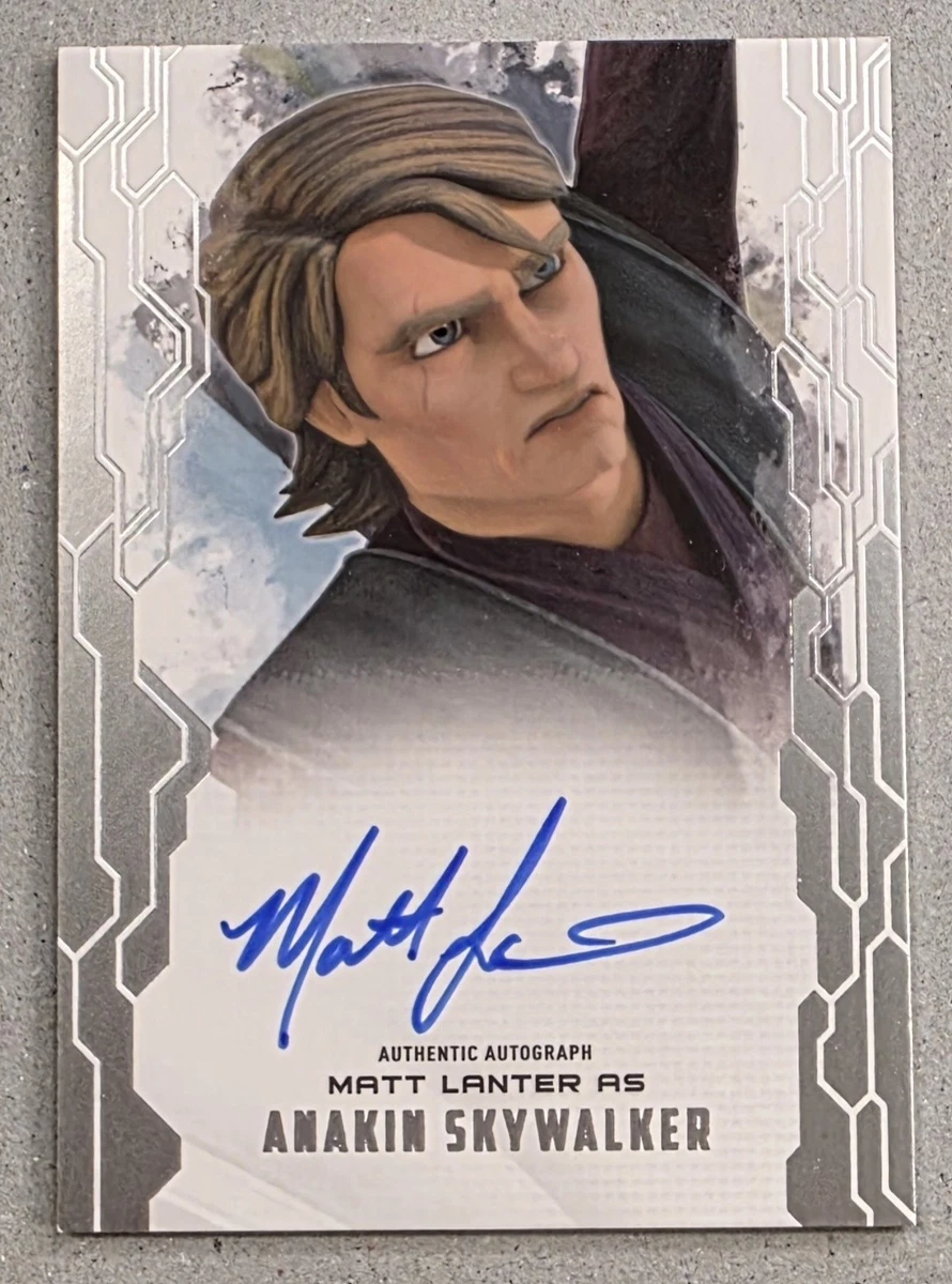 Topps Anakin Skywalker Star Wars Collectable Trading Cards for