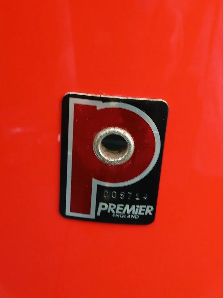 PREMIER 16" RED FLOOR TOM DRUM, ENGLAND - Image 2 of 4