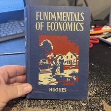Vintage Fundamentals of Economics by R. O. Hughes Non-Fiction Hardcover Book