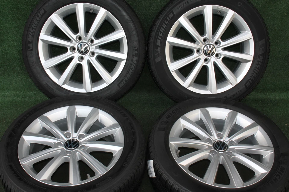 VW Passat 3G B8 Alufelgen Merano 3G0071497C Winterräder 215/55 R17 94V - Bild 3 von 4