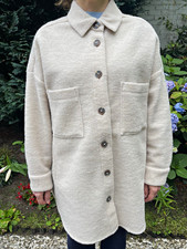 Marie Lund Damen Wolljacke beige 38 halblang ...