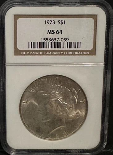 1923-P Peace Dollar NGC MS64 $1 Silver