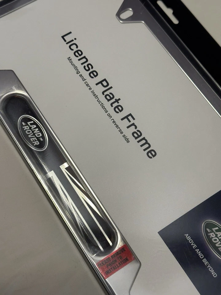 Genuine LandRover License Plate Frame VPLFY0065 - Image 3 of 4