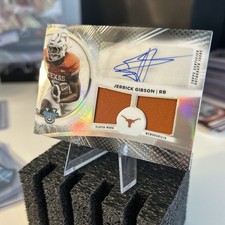 2025 Bowman U Best - JERRICK GIBSON Dual Relic Patch Auto Player Worn RPA