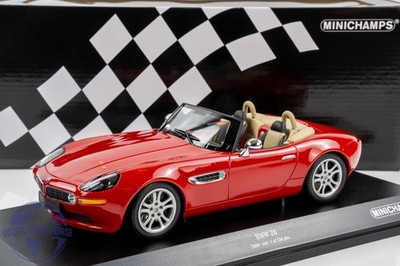 Minichamps - 1:18 BMW Z8 Roadster 2000 Red - Limited Edition Diecast Model