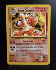 Pokémon TCG - BLAINE'S CHARMELEON - 31/132 - UNLIMITED - GYM CHALLENGE 2000 - NM
